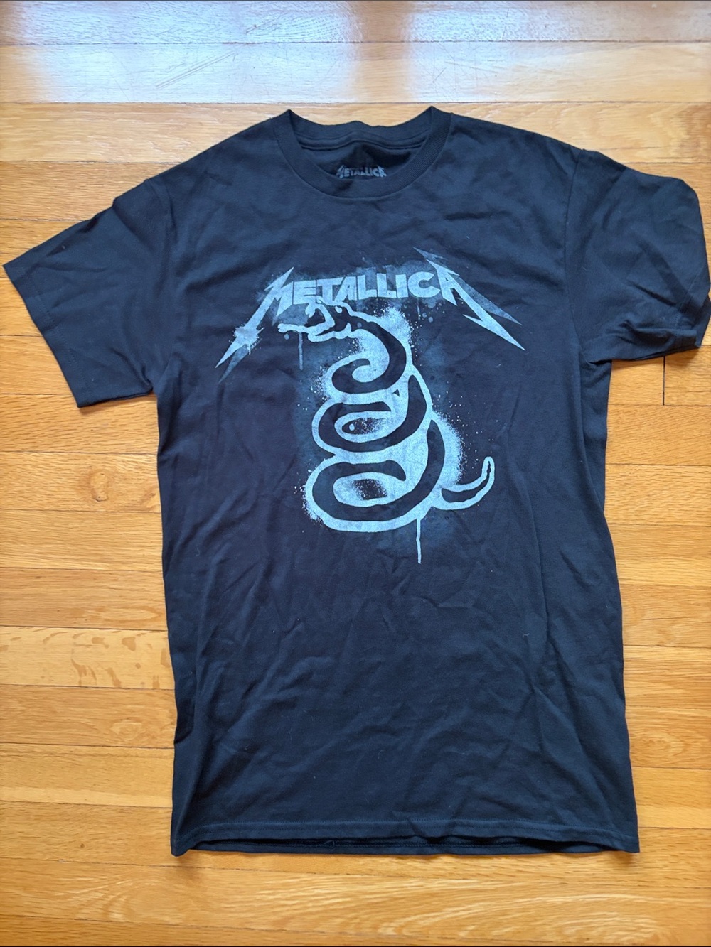 Metallica Black Snake Graphic T-Shirt